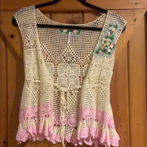 Crochet vest